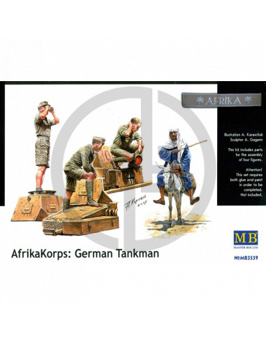 Africa korps german tankman