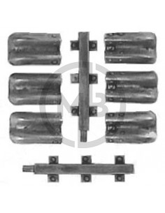 Armco guard rail parti finali curve