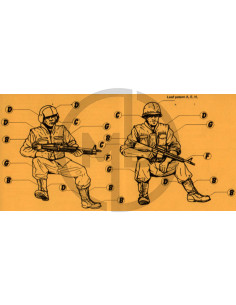 Mitraglieri americani Vietnam set 2 pezzi 2