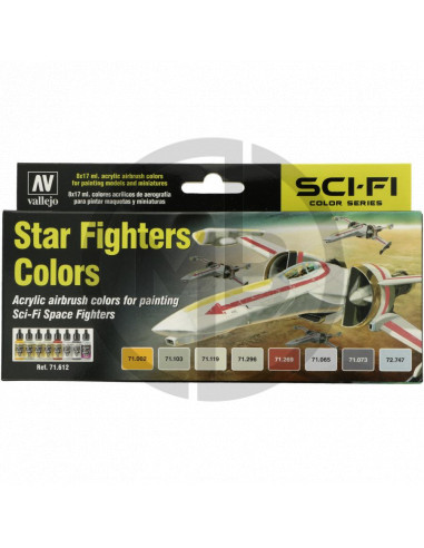 Set 8 colori  Star Fighters Colors