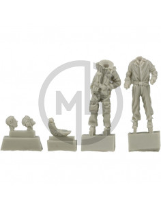 Pilota e meccanico italiano WWII