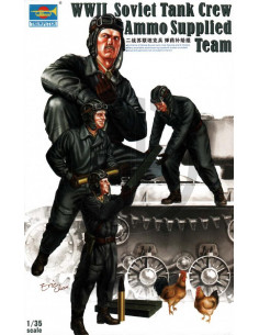 WWII Soviet tank crew ammo supplied team