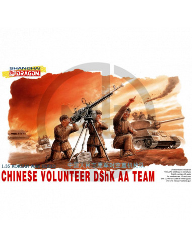 Chinese volunteer DSHK AA team