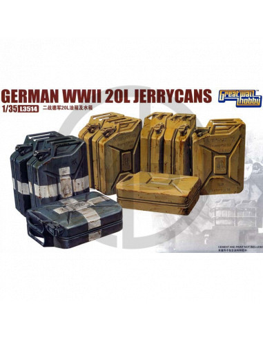 German WWWII 20L jerrycans