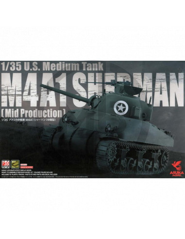 U.S. medium tank M4A1 Shermanmid production