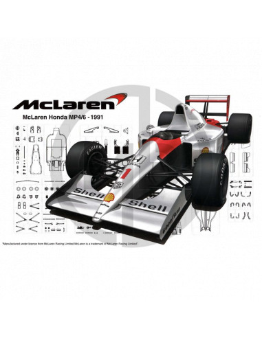 McLaren Honda MP4/6 Shell - F1 Grand Prix 1991