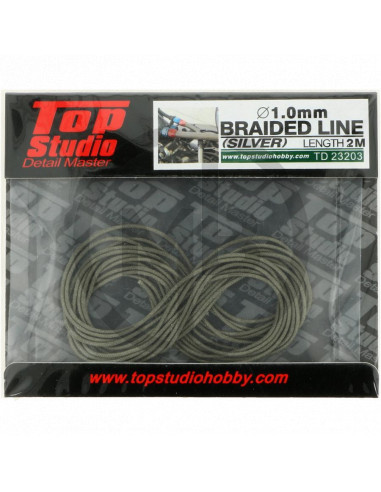 Braided Line 1.00mm silver