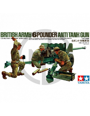 6 Pounder anti-tank gun