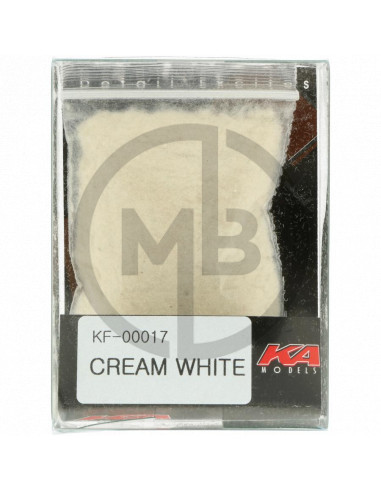 Cream white flocking powder