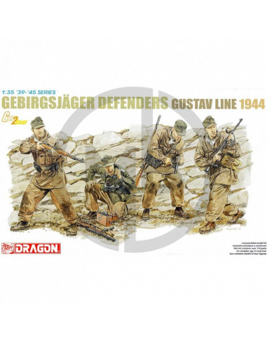 Ggebirgsjager defenders Gustav line 1944