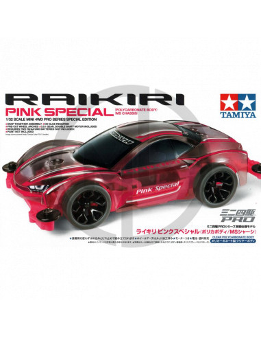 Raikiri Pink Special Ms Chassis Poly carbonate Body