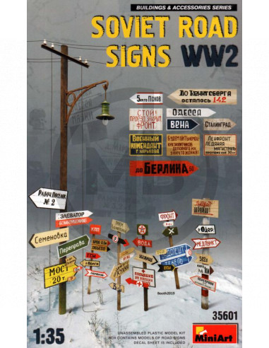 Soviet Road Signs WWII