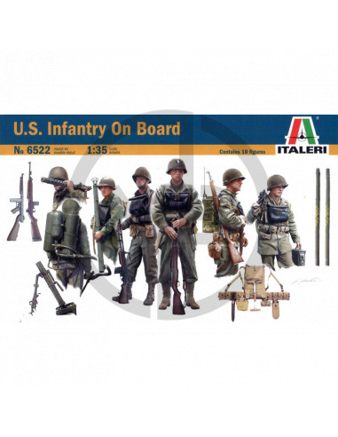 US Infantry on board