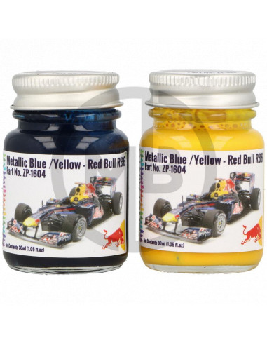 Red Bull RB6 Metallic Blue and Yellow