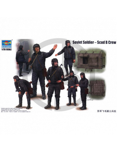 Soviet soldier Scud B crew