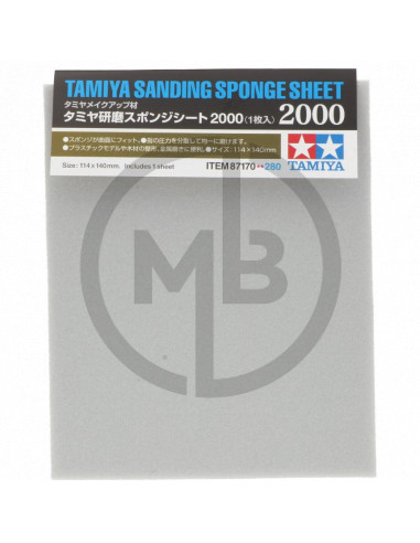 Sanding sponge sheet 2000