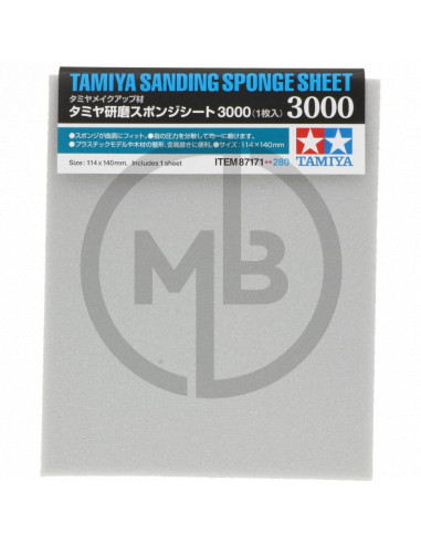 Sanding sponge sheet 3000