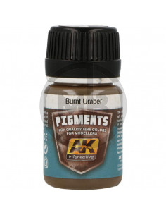 Pigmento burnt umber