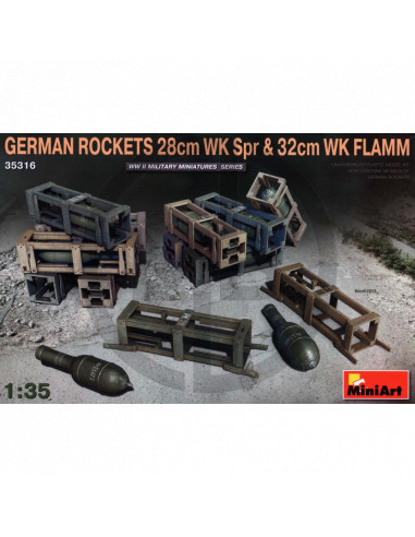 German rockets 28cm WK Spr & 32cm WK Flamm