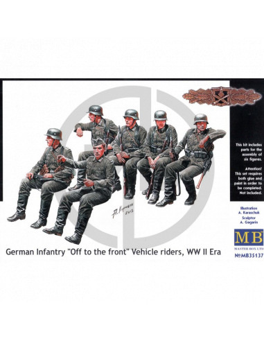 German infantry vehicle riders
