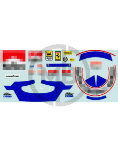 A. Prost decals Ferrari