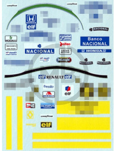 A. Senna decals Lotus 1985/87