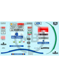 A. Senna decals McLaren