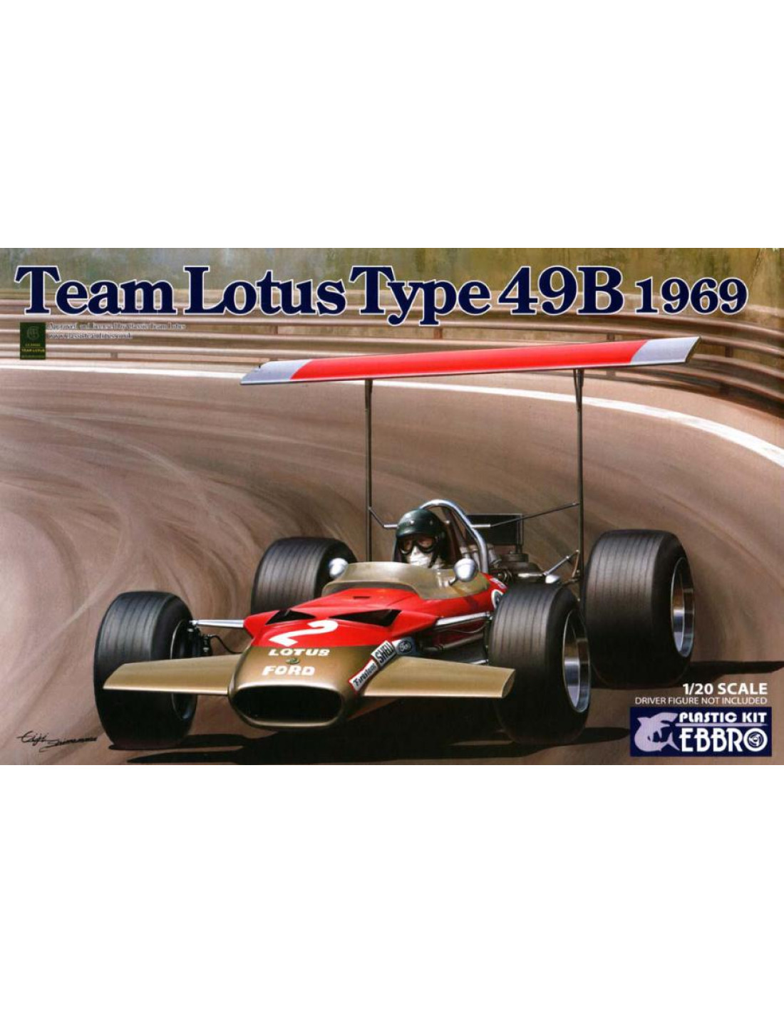 Modèle Réduit 1:24 Edicola Lotus F1 Type 49B #10 1968 (pilote Hill) Avec Vitrine - MW2ALA0060-EXPO24-VE