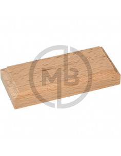 Basetta rettangolare legno naturale