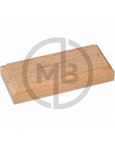 Basetta rettangolare legno naturale
