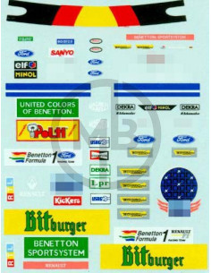 M. Schumacher decals Benetton 1994/95