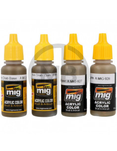 Color modulation olive drab