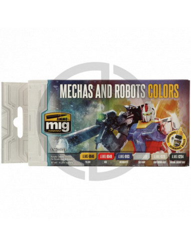 Mechas Robots Colors Set
