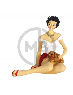 Zena bianco/capelli neri