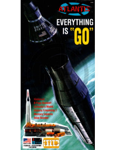 Mercury Capsule Atlas Booster 1/110