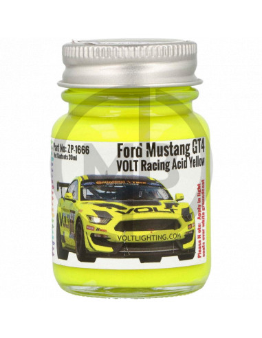 Volt Racing Acid Yellow for Ford Mustang GT4