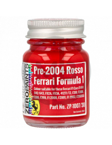 Ferrari F1 rosso pre-2004
