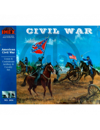 Set artiglieria e cavalleria Unione e Confederati