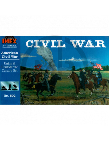Set cavalleria Unione e Confederati