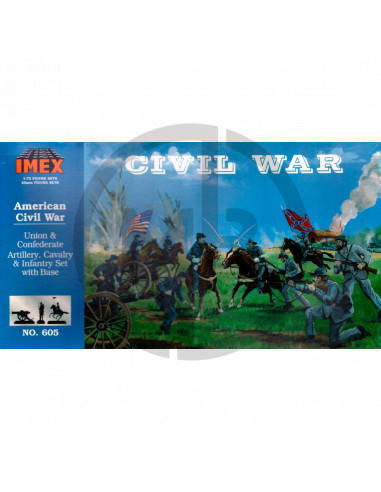 Set fanteria e cavalleria Unione e Confederati