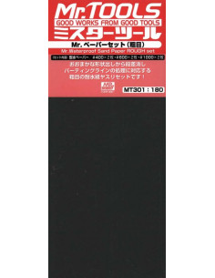 Mr.Waterproof carta abrasiva 400/600/1000 x 2