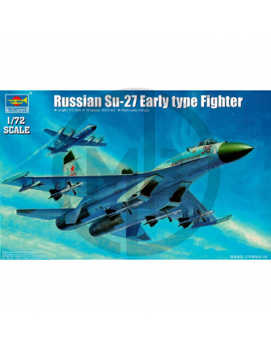 Russian SU-27 early type fighter