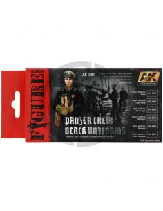 Set Panzer Crew Black Uniforms