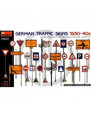 German traffic signs 1930-40s