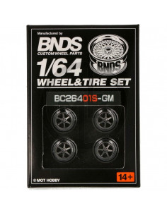Wheel set 01 S gun metal