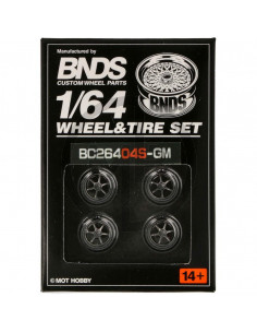 Wheel set 04 S gun metal