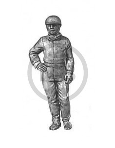 Pilota in piedi anni 50