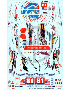 Porsche 911 GT3 RSR Flying Lizard Le Mans 2007 2