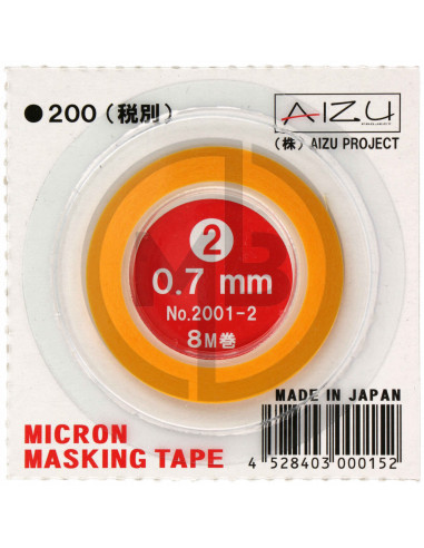 Micron masking tape 0.7mm