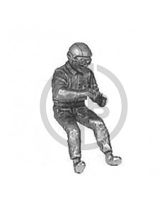 Pilota seduto anni 20/30